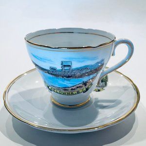 Royal Ascot Bone China England Teacup Saucer Kelowna City Park British Columbia